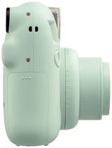 Fujifilm Instax Mini 12 Mint Green Camara Instantanea - Tamaño De Imagen 62x46mm - Flash Auto - Exposicion Automatica - Mini Espejo Para Selfies - Modo Primer Plano
