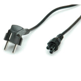 Roline 1,8m Iec320 C5 - Cee 7/7 Negro C5 Acoplador Cee7/7