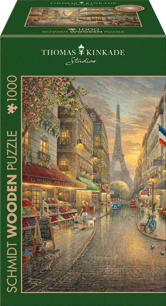 Rompecabezas De Madera De Schmidt Spiele Thomas Kinkade Studios El Pintoresco París