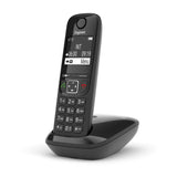 Gigaset As690 Teléfono Dect/Analógico Identificador De Llamadas Negro