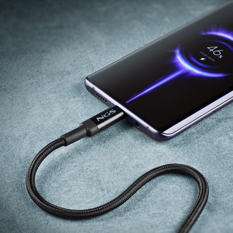 EAN 8435430625875 - NGS KNOT 100W-3 cable USB USB 2.0 3 m USB C Negro imagen 9