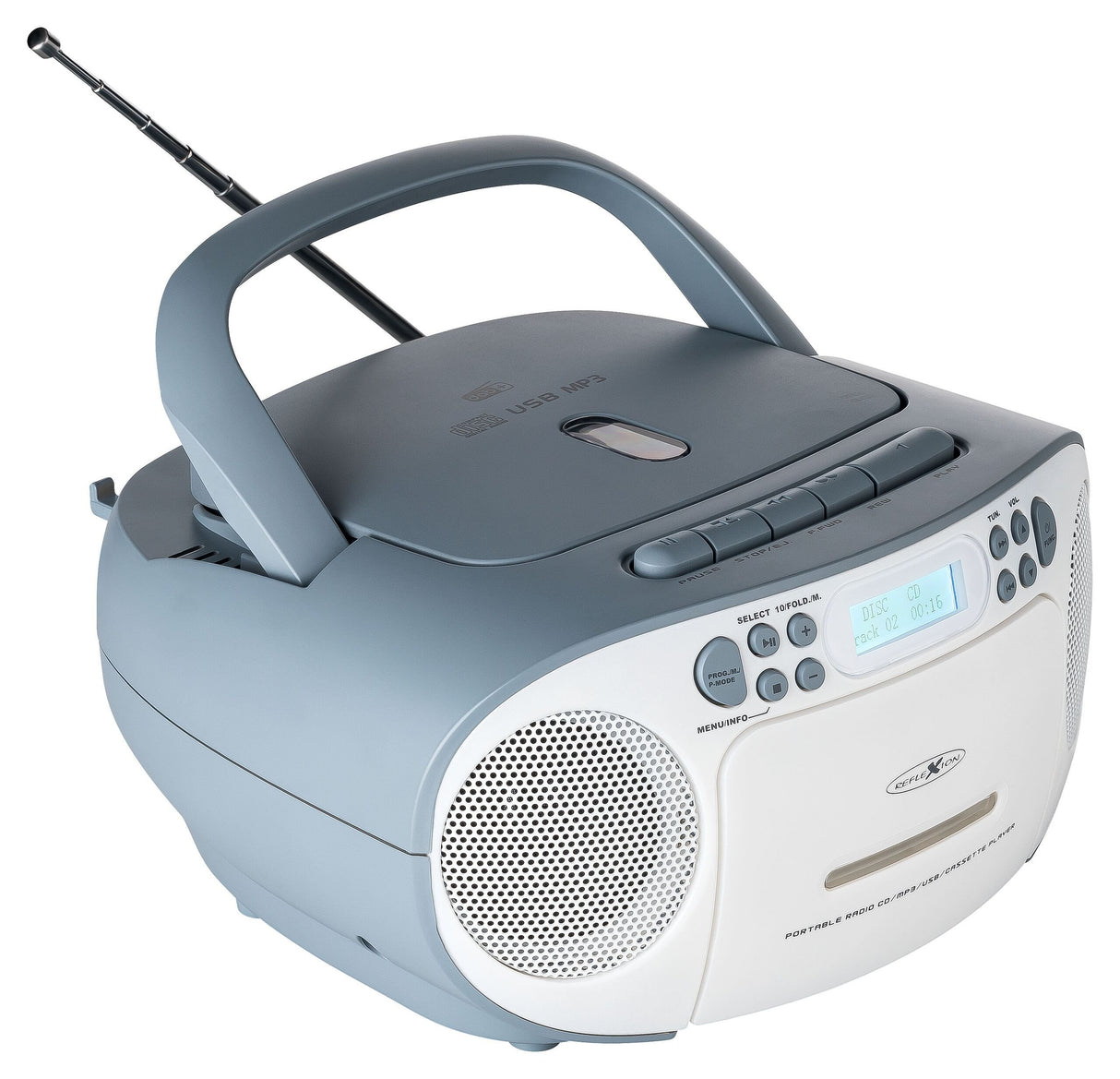 EAN 4260035678919 - Reflexion RCR2260DAB 24 W DAB+, FM Azul, Blanco Reproducción MP3 imagen 5