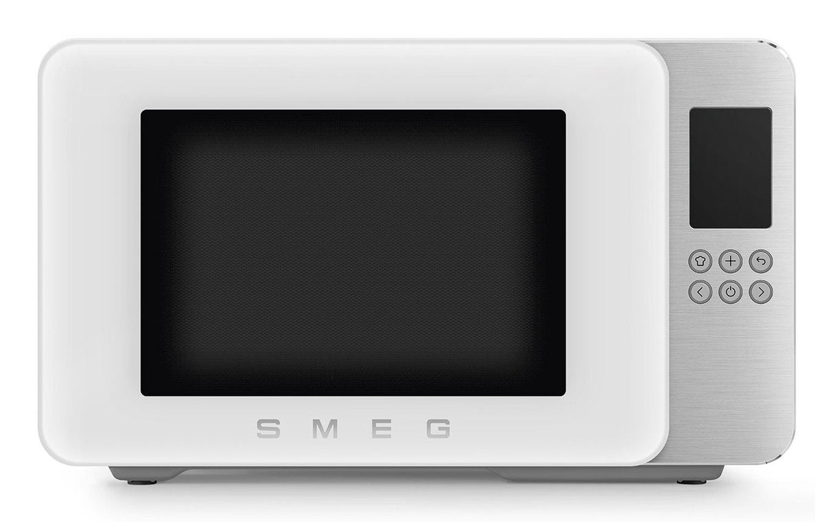 Smeg Mikrowelle M. Grill Moc01whmeu, 4 Fkt, 1900w, Mattweiss