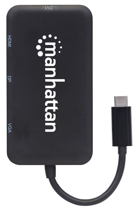 EAN 0766623152600 - Manhattan 152600 base para portátil y replicador de puertos USB Tipo C Negro imagen 5