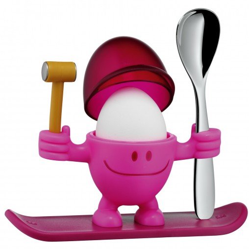 Wmf 0616687400 Mcegg Eierbecher Con Löffel, Rosa