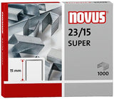 Novus Grapas Super 23/15 Para Grapadoras De Gruesos -Caja 1000-