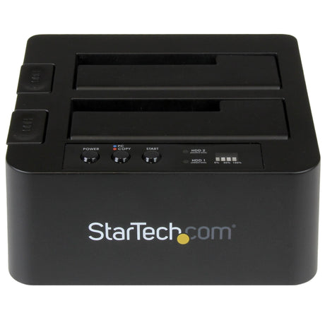 EAN 0065030863551 - StarTech.com SDOCK2U313R duplicador de datos y soporte Duplicador de HDD (discos duros) Negro 2 copias imagen 2