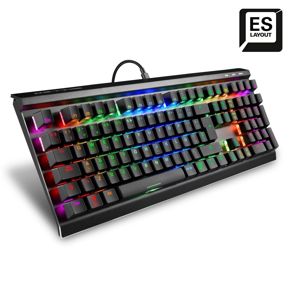 EAN 4044951033539 - Sharkoon SKILLER SGK60 teclado Juego USB QWERTY Español Negro imagen 2