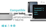 I-Tec Usb-C Metal Ergonomic 4k 3x Display 2x Dp 1x Hdmi Lan Audio Power Delivery 100 W + I-Tec Universal Charger 100 W