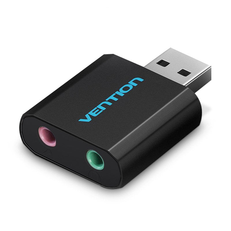 Tarjeta De Sonido Vention Vab-S17-B 2.1 Negro