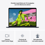 Apple Macbook Air 15,3' M5 10-Core Cpu 16gb 1tb Ssd 10-Core Gpu Medianoche