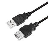 Cable Usb Logilink, Usb 2.0, Macho / Hembra De 3 M, Negro