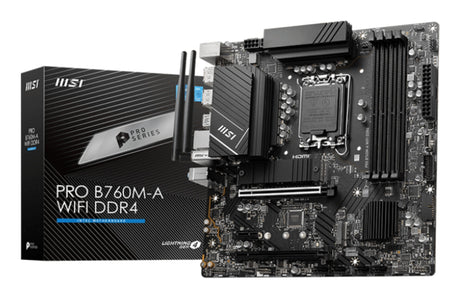 EAN 4711377026383 - MSI PRO B760M-A WIFI DDR4 placa base Intel B760 LGA 1700 micro ATX imagen 1