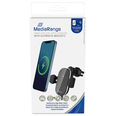 Mediarange Mrma117 Soporte Con Cargador De Coche Negro Auto
