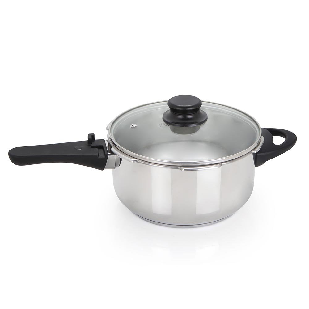 Orbegozo Hp 4566 Olla Rapida De Acero Inoxidable - Dos Ollas Con Sistema De Seguridad - Fondo Termo Difusor - Selector