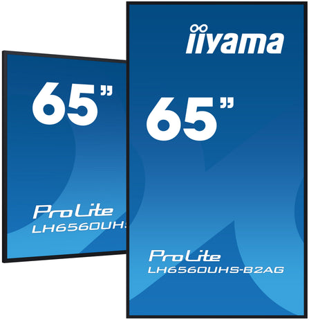 EAN 4948570124459 - iiyama LH6560UHS-B2AG pantalla de señalización Pizarra de caballete digital 163,8 cm (64.5") LED Wifi 500 imagen 1