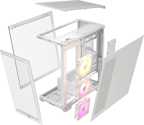 EAN 0840006686064 - Corsair 3500X ARGB Midi Tower Blanco imagen 6