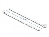 Delock Cablebinder Wiederverwendbar L 150 X B 7,2 Mm 100 Stück Weiss