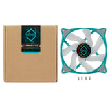 Ventilador Iceberg Thermal Icegale Argb - 140 Mm Argb Verde Azulado