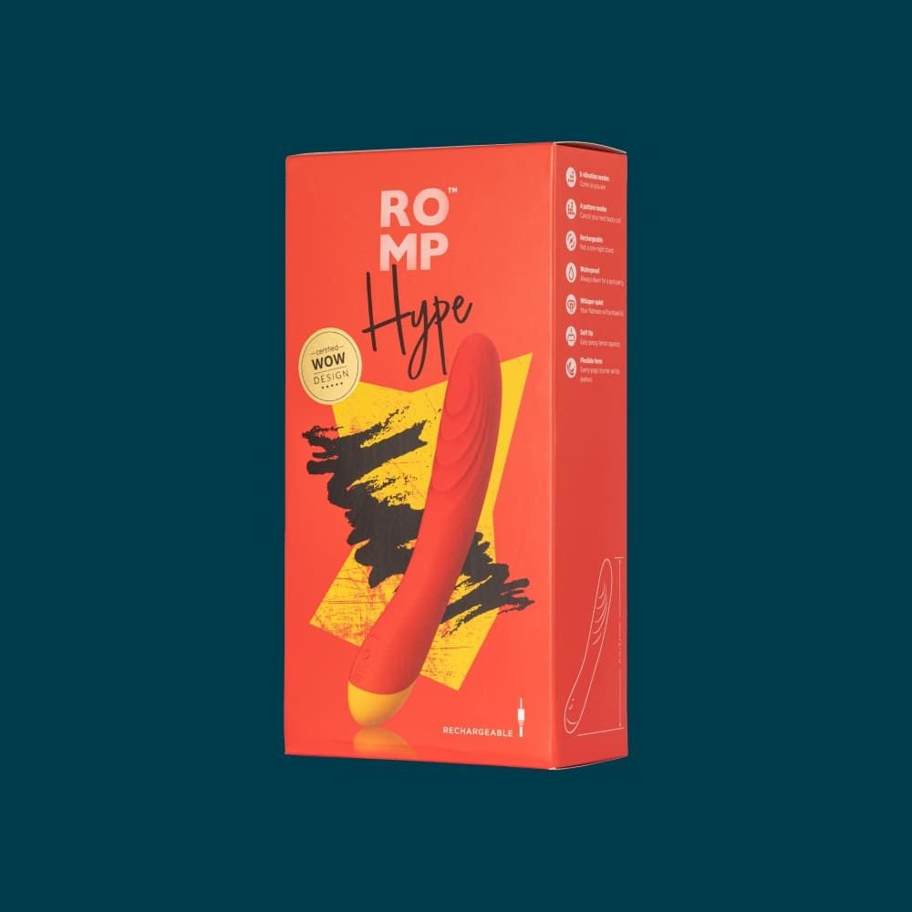 Romp - Hype Vibrador Punto G Multifunción Rojo