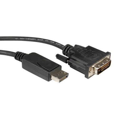 EAN 7611990186341 - ROLINE 11.04.5612 adaptador de cable de vídeo 5 m DisplayPort DVI Negro imagen 2
