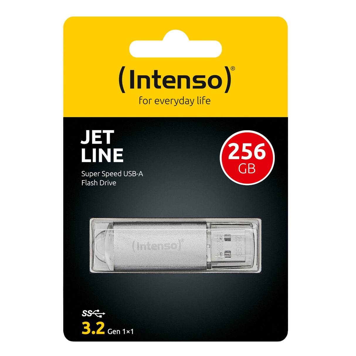 Memoria Usb Intenso Jet Line Aluminio 256gb 3.2 Gen 1x1