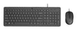 EAN 196786788123 - HP 150 Wired Mouse and Keyboard Combination teclado Ratón incluido USB Negro imagen 1
