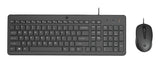 EAN 0196786788116 - HP 150 Wired Mouse and Keyboard Combination teclado Ratón incluido USB Negro imagen 1
