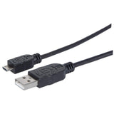 EAN 0766623307178 - Manhattan 307178 cable USB USB 2.0 1,8 m USB A Micro-USB B Negro imagen 1