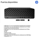 Hp Prodesk 4 G1i Ai Pc Sff Core Ultra 7 265 / Hasta 5.3 Ghz Vpro Enterprise Ram 16 Gb Ssd 512 Gb Nvme Intel Graphics Gigabit Ethernet Ieee 802.11ax (Wi-Fi 6e) Bluetooth 5.3 Win 11 Pro Monitor: Ninguno Teclado: Español Jack Black