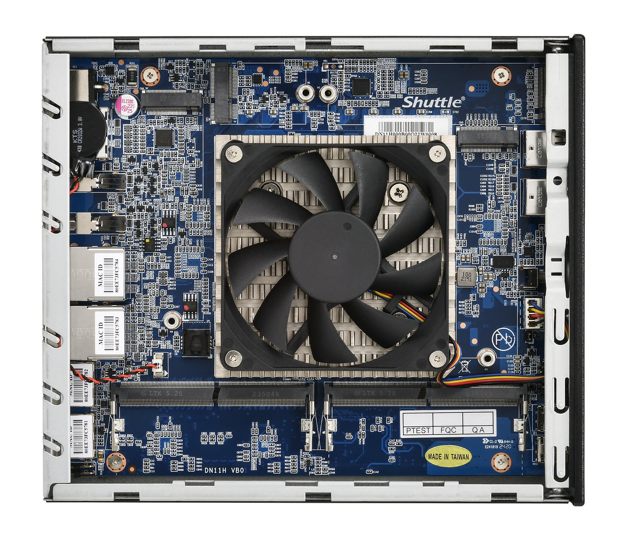EAN 887993007304 - Shuttle Slim AI PC DN11H7 1,35 l tamaño PC Negro 155H Intel® SoC imagen 7
