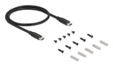 Delock 3 Port Usb 5 Gbps Hub + Rj45 Gigabit Lan Poe++ Port Con Usb Tipo-C? Host-