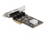 Delock Tarjeta Pci Express X4 A 4 X Rj45 Gigabit Lan