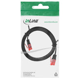 Inline Flat Ultraslim Cable De Red U/Utp Cat.6 Gigabit Ready Negro 0.5m