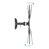 Tooq Soporte De Pared Con Brazo Para Tv De 23"-55" - Giratorio E Inclinable - Gestion De Cables - Peso Max 30kg - Vesa