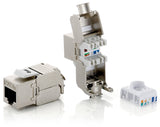 Kit 8 Uds Conector Hembra Rj45 Sftp Cat6a Keystone Tool Free