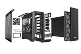Caja Pc Be Quiet! Torre E-Atx Silent Base 601 Window Silve 2 Ventiladores/Insonorizada/Cristal Templado Bgw27