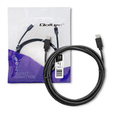 Qoltec 52350 Cable Usb 1,4 M Usb 3.2 Gen 1 (3.1 Gen 1) Usb C Negro