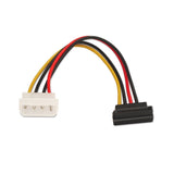 Aisens Cable Sata Alimentacion Acodado Molex 4pin M-Satah 16cm A131-0160