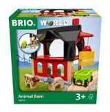 Brio World Tierscheune Mit Heuwaggon, Spielgebäude 63601200