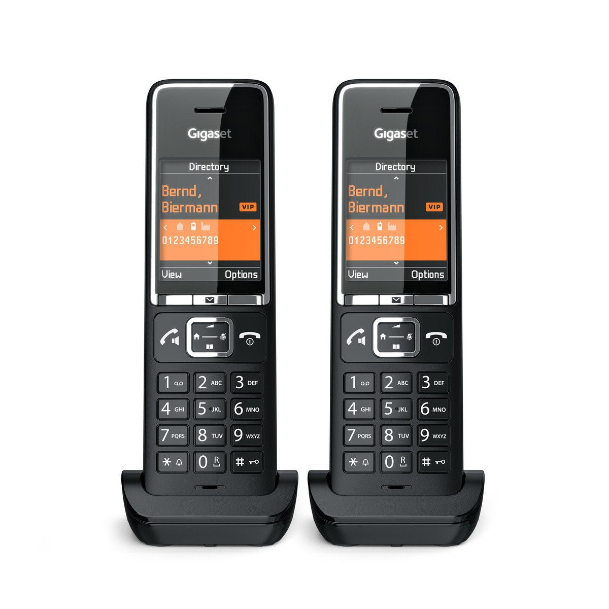 Telefono Gigaset Comfort 550hx Duo Black/Chrome