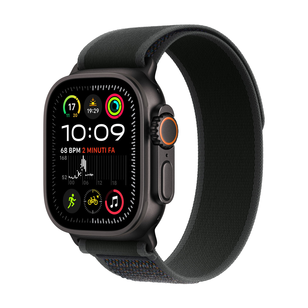 EAN 0195949584763 - Apple Watch Ultra 2 OLED 49 mm Digital 410 x 502 Pixeles Pantalla táctil 4G Negro GPS (satélite) imagen 1
