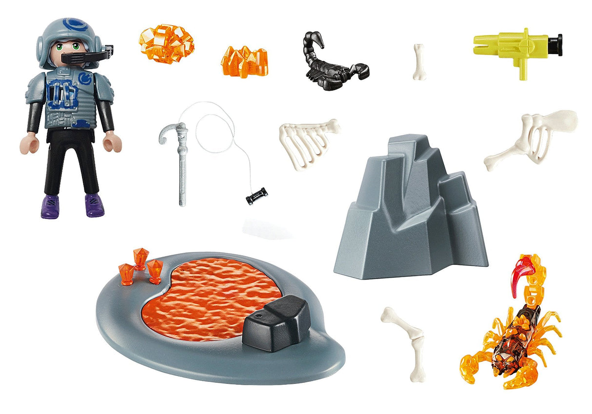 Playmobil 70909 Starter Pack Fighting The Fire Scorpion