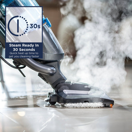 EAN 11120235340 - Bissell Vac & Steam Fregona a vapor 1,35 L 1600 W Azul, Titanio imagen 6