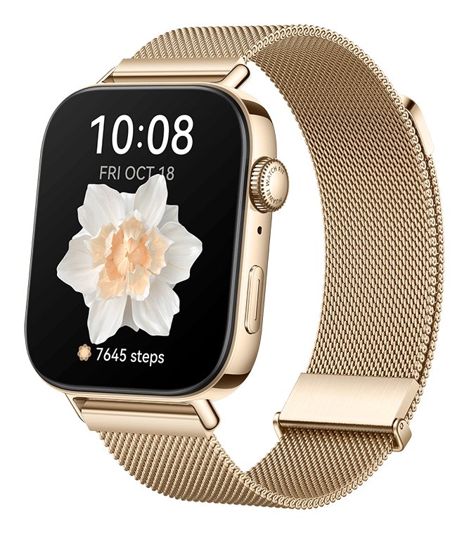 EAN 6942103128790 - Huawei WATCH FIT 3 4,62 cm (1.82") AMOLED 43.2 mm Digital 408 x 480 Pixeles Pantalla táctil Oro Wifi GPS  imagen 1