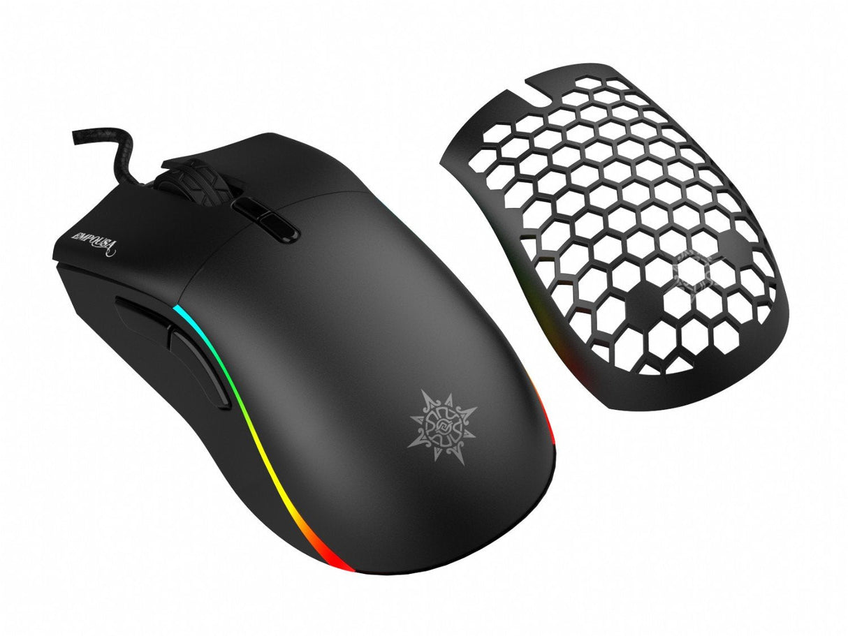 Raton Gaming Inca Rgb 6 Led 10000 Dpi 7d Macro Keys Double
