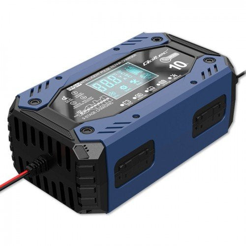 EAN 5901878524825 - Qoltec 52482 Cargador de batería para vehículos 12/24 V Negro, Azul imagen 13