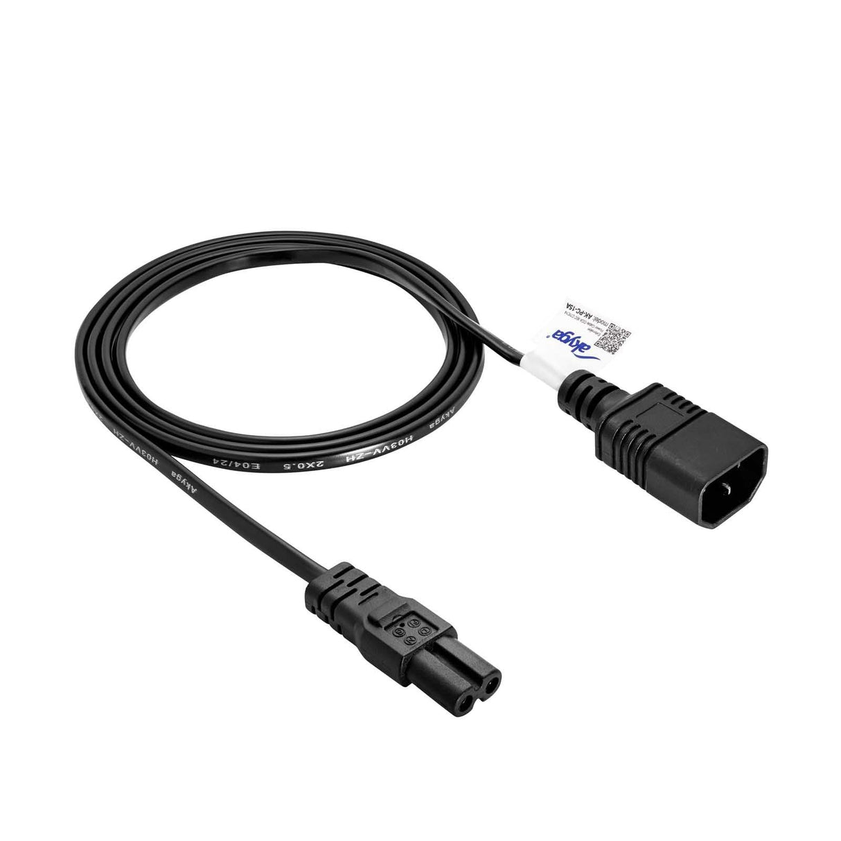Akyga Cable De Alimentacion Ak-Pc-15a Extension Cca Iec C7 C14 1.5m