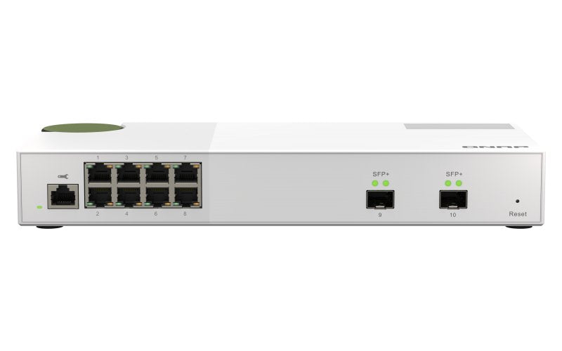 Switch Qnap Qsw-M2108-2s 10 Port 2x Sfp+10gbps , 8x Rj-45 2.5gbps