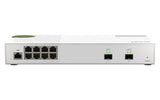 Switch Qnap Qsw-M2108-2s 10 Port 2x Sfp+10gbps , 8x Rj-45 2.5gbps